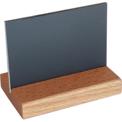 მინი ცარცის დაფა ხის ფუძით